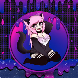 kat katwolf pink purple freetoedit