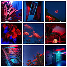 latenightvibes aesthetic blue red dark moodboard aestheticcollage aesthetics aestheticmoodboard background vibes vibe coloraesthetic redandblueaesthetic blueandredaesthetic freetoedit