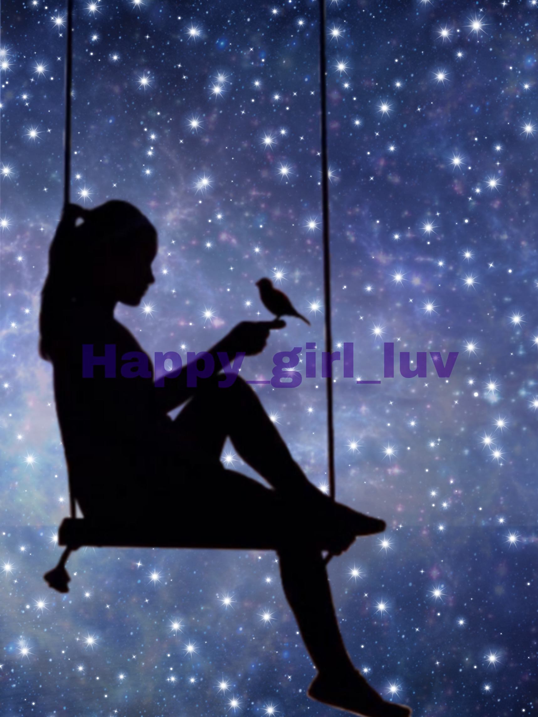 Sky Girl Moon Interesting By Happy Girl Luv