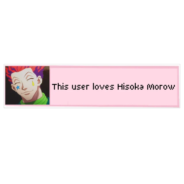 Hisoka Hisokamorow Hisokamorrow Anime Sticker By Pufu Hisoka Hisokamorow Hisokamorrow Anime Sticker By Pufu