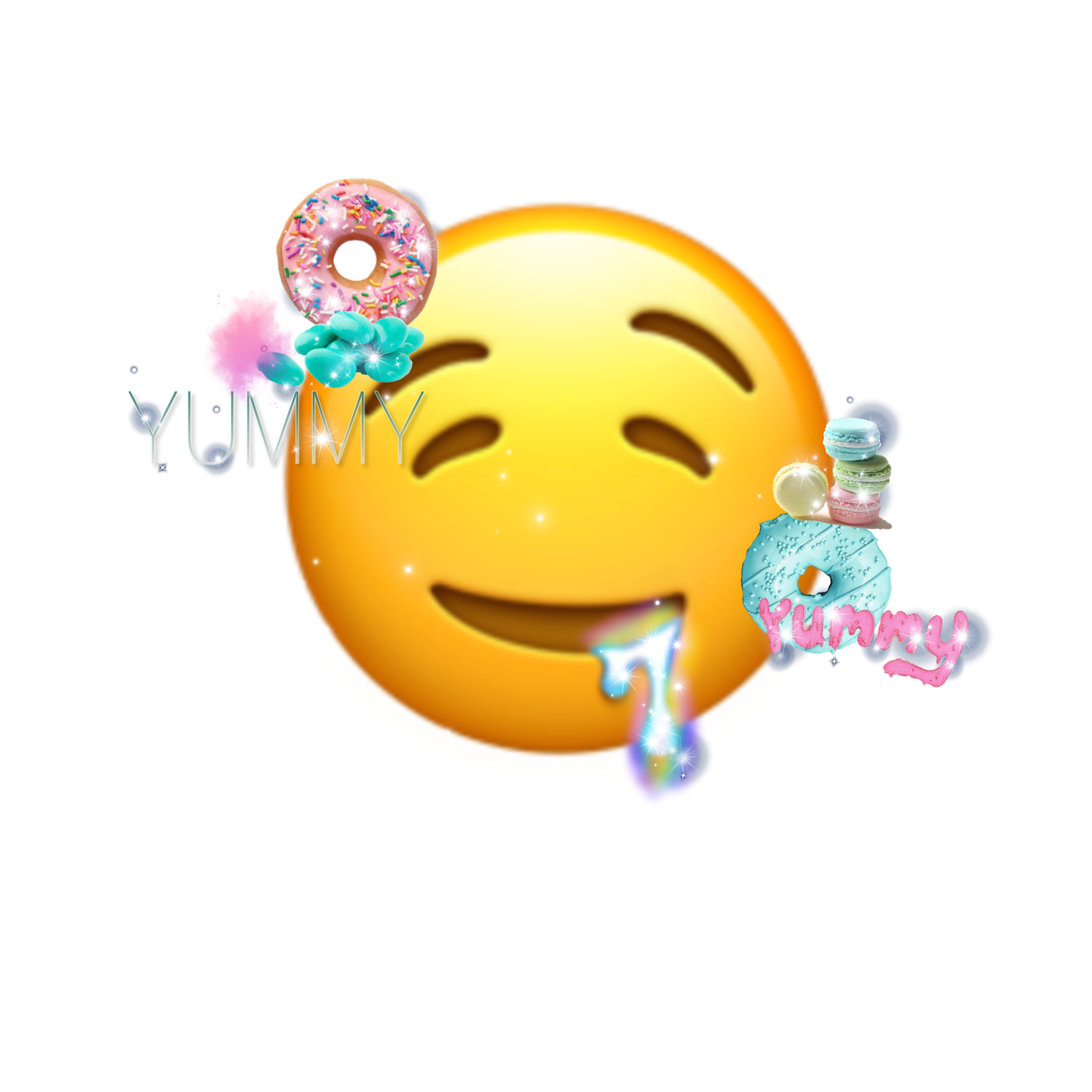 yummy yummyemoji yumi yum emoji emojis sticker by 00alice00