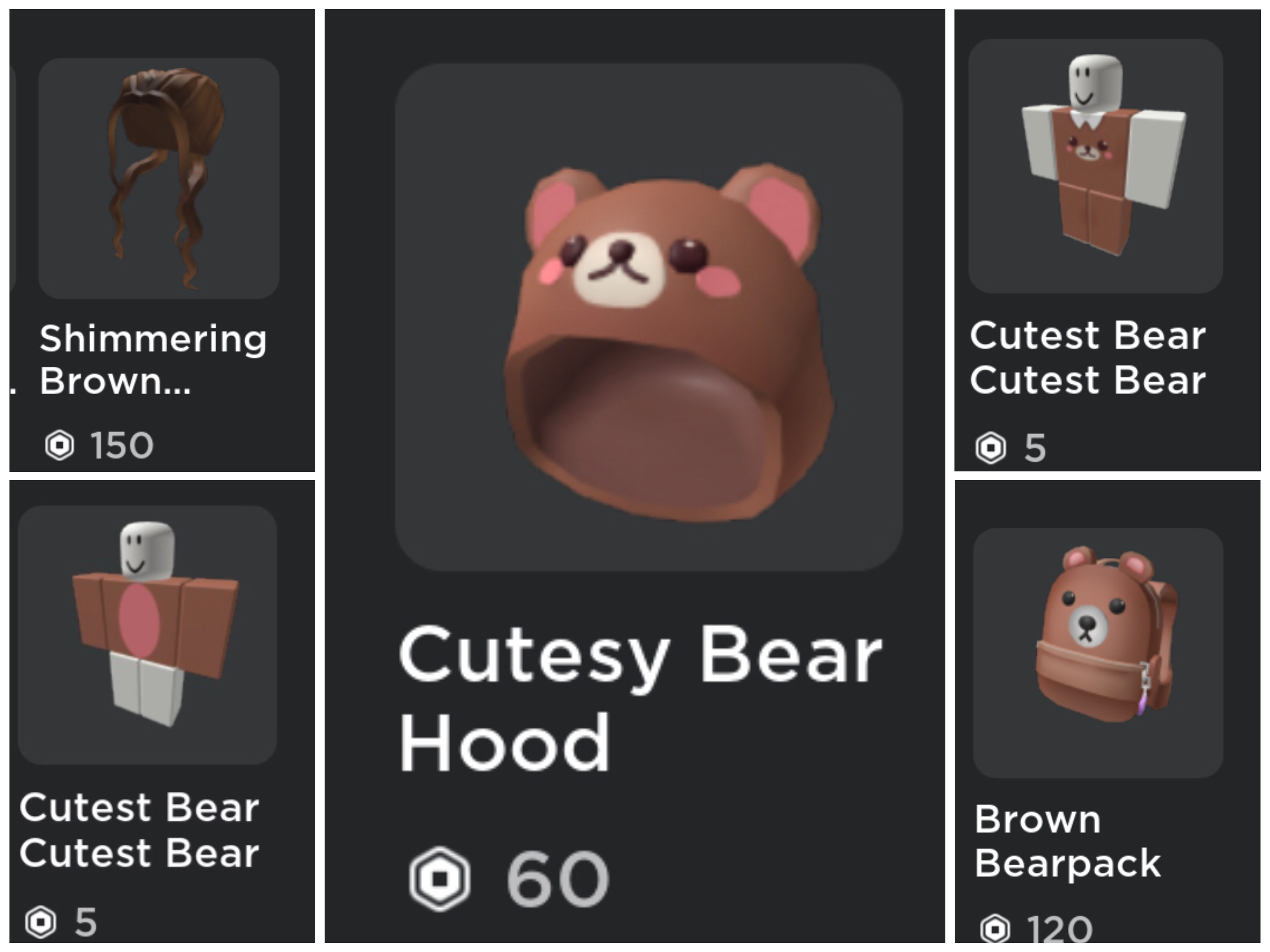 Robuxs Similar Hashtags Picsart - brown bear outfit roblox