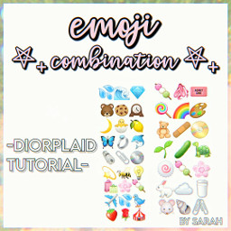 emojicombination emoji helpacc givesacc diorplaid