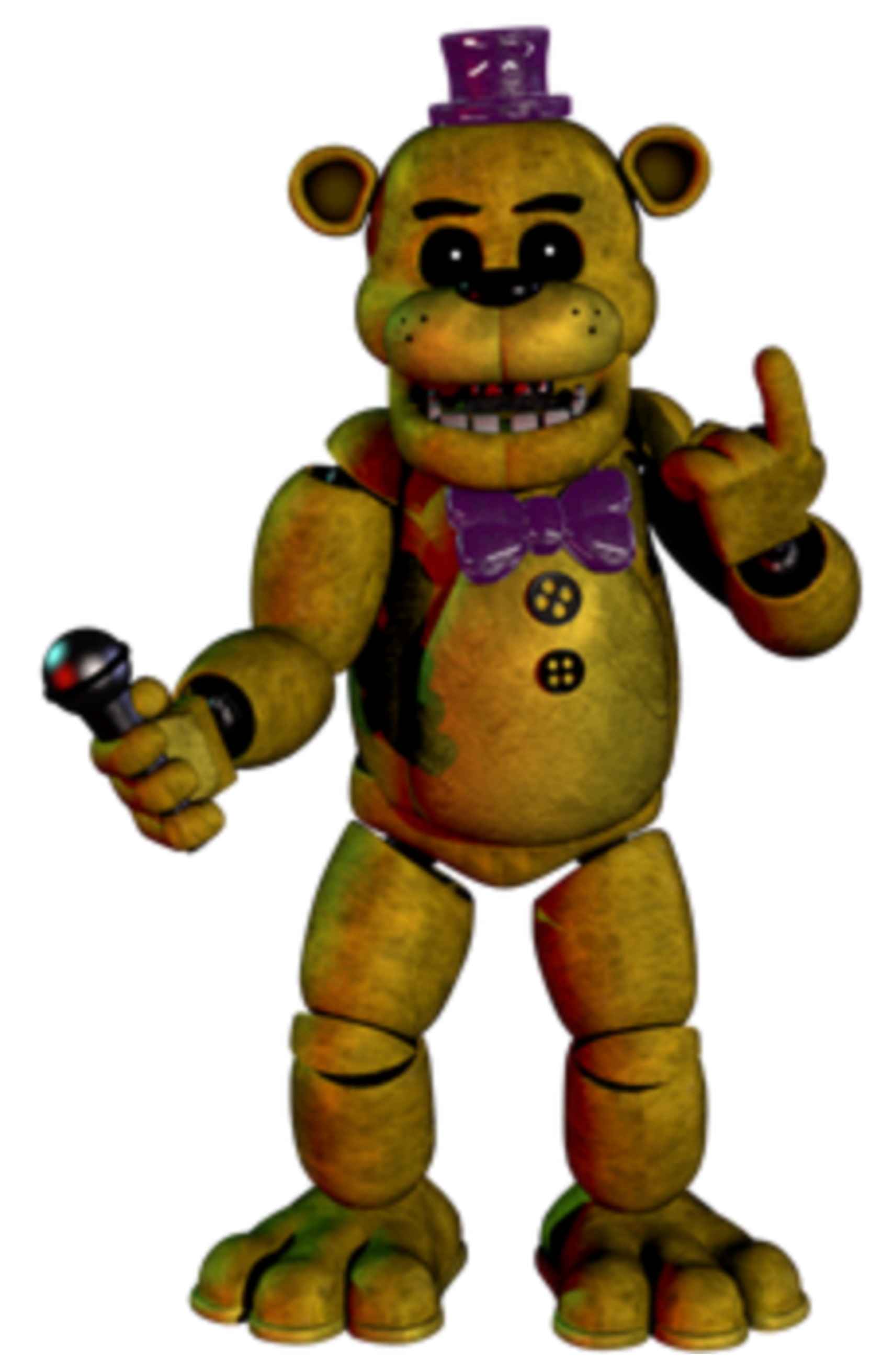 UCN Fredbear V4 Edit (Another Revision) by GoldenRichard93 on