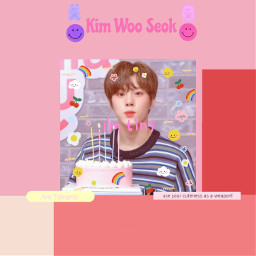 kimwooseok kimwooseokx1 pink soft kpop
