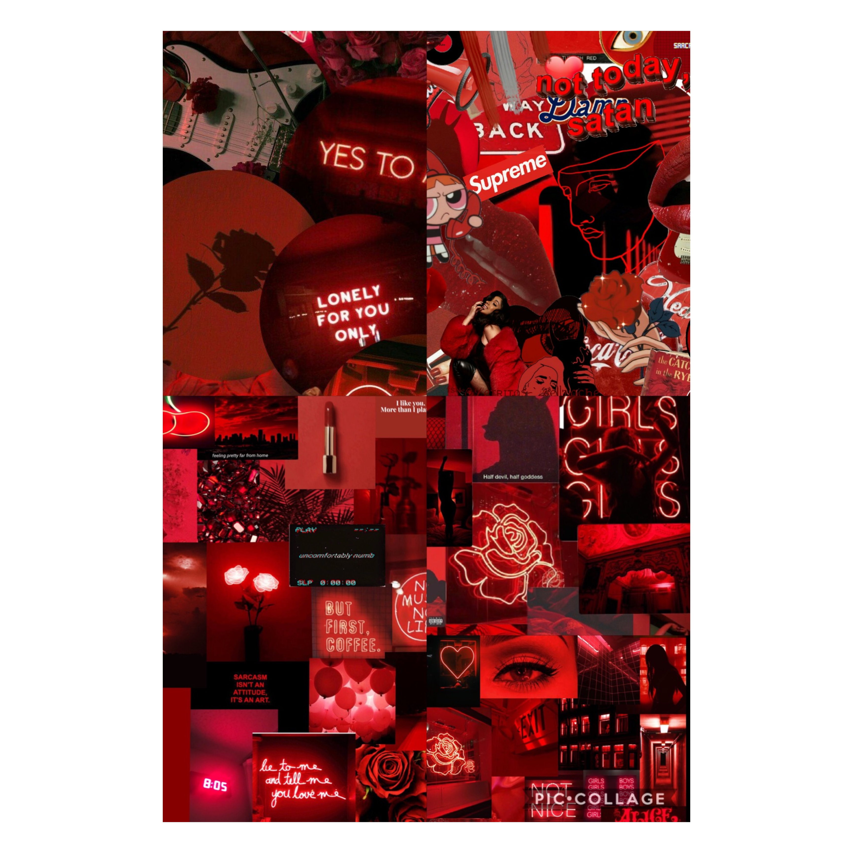 Wallpaper Redaesthetic Sticker By Geeegeea