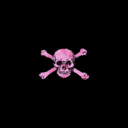 skeleton pink remix goth grunge freetoedit