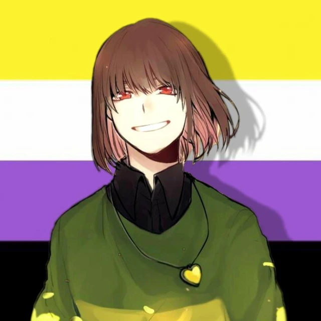 Chara Undertale Enby Image By Pika Pride Icons Chara Undertale Enby Image By Pika Pride Icons