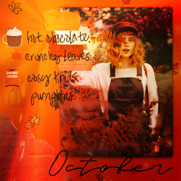 autumn sunshine october hotchocolate leaves colours autumnleaves picsart woman becreative freetoedit