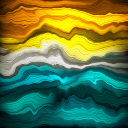 freetoedit abstract background marble geode aesthetic yellow gold turquoise green waves neon glow digitalart procreate