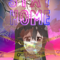 anime autumn stayhome quarantine freetoedit