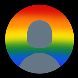 defaultpfp profilepic rainbow rainbowcore clowncore kidcore lgbtq gay pride freetoedit