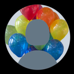 defaultpfp profilepic balloon rainbowcore birthday clowncore freetoedit