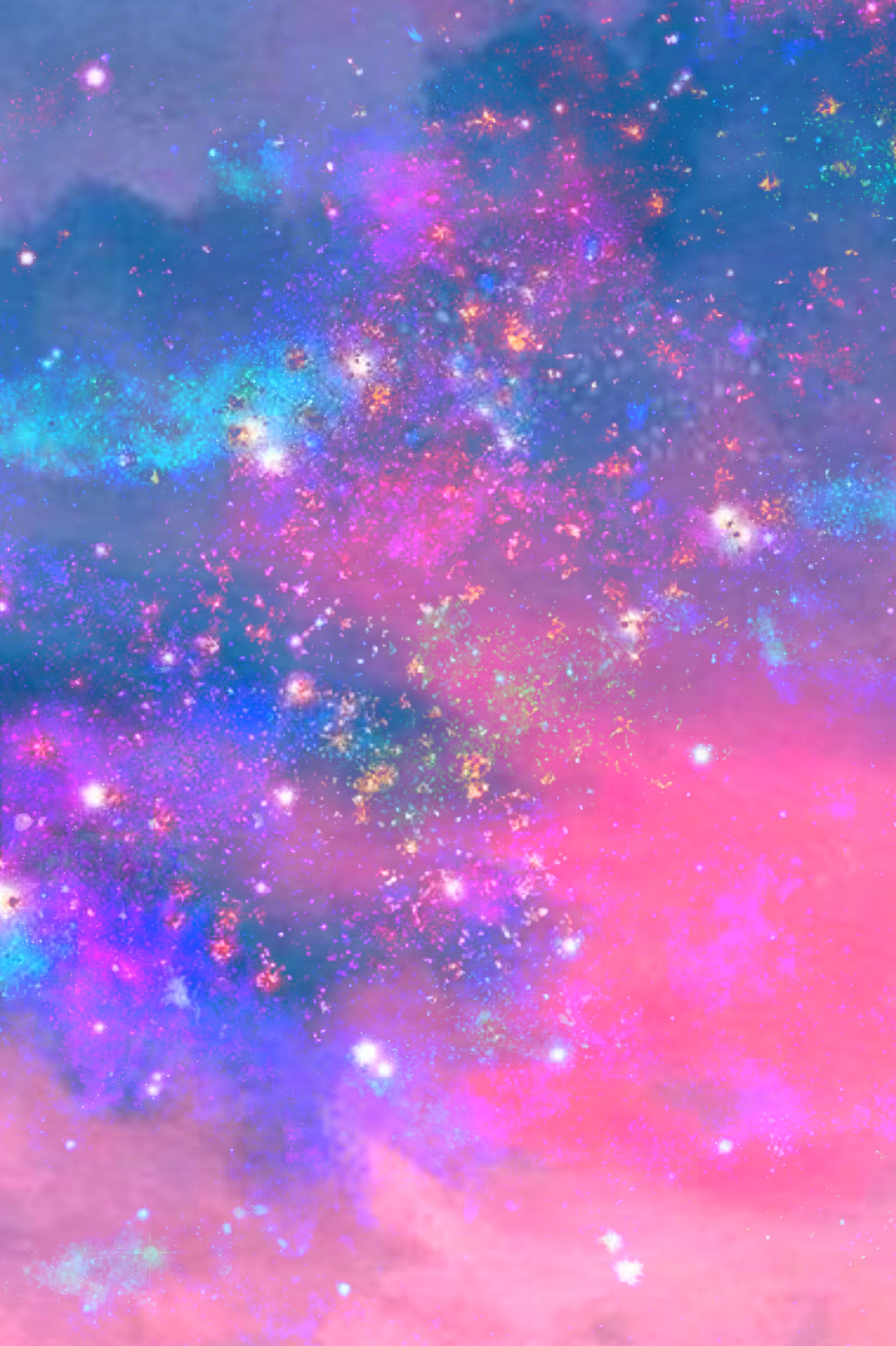 #freetoedit @mpink88 #glitter #sparkle #galaxy #sky #stars #pink #blue ...