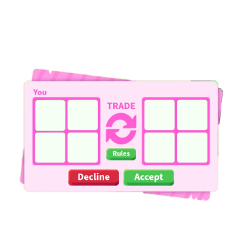 adoptme trade robloxadoptme accept decline pink rules roblox sticker robloxsticker makethispopular freetoedit