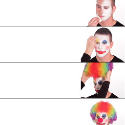 freetoedit memetemplate meme template clownmeme clown funny