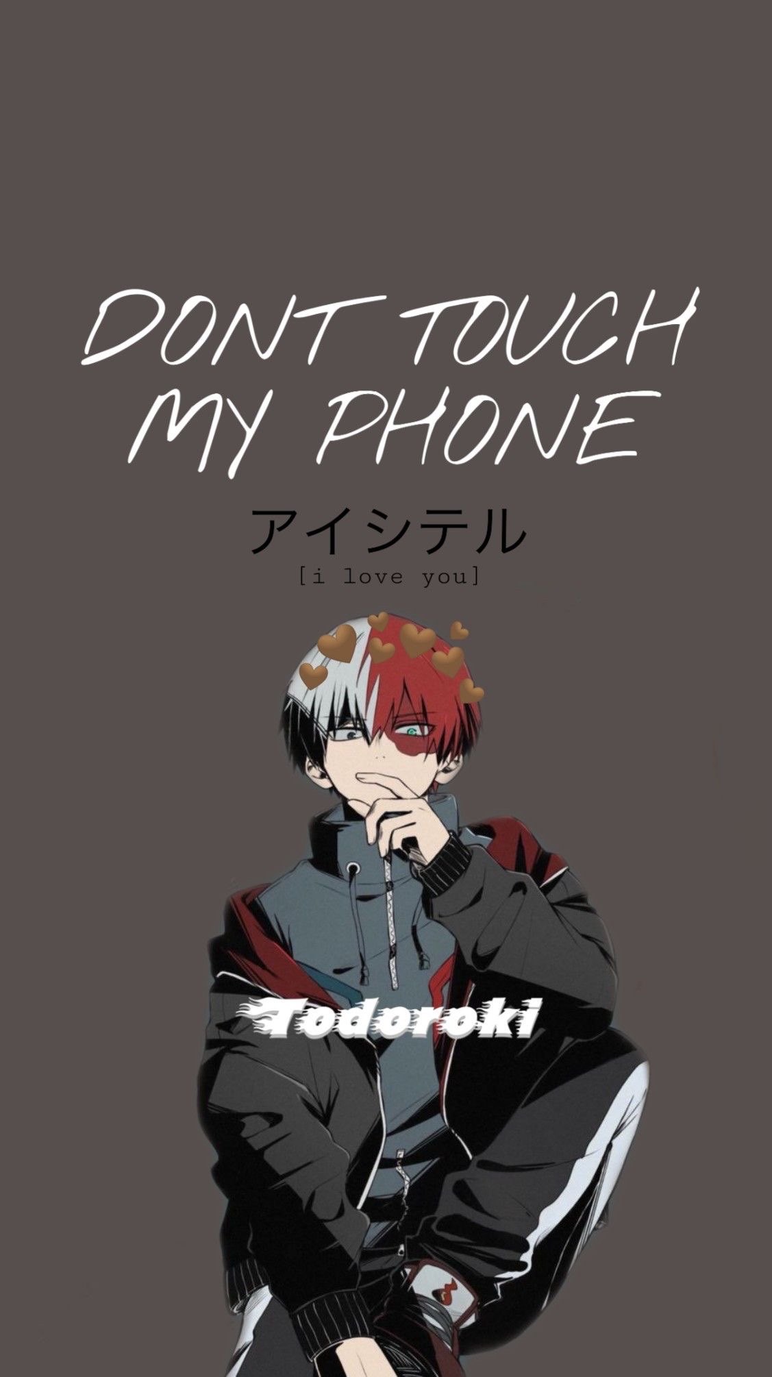 Donttouchmyphone Todoroki Bnha Image By Offical Bakugo Bnha