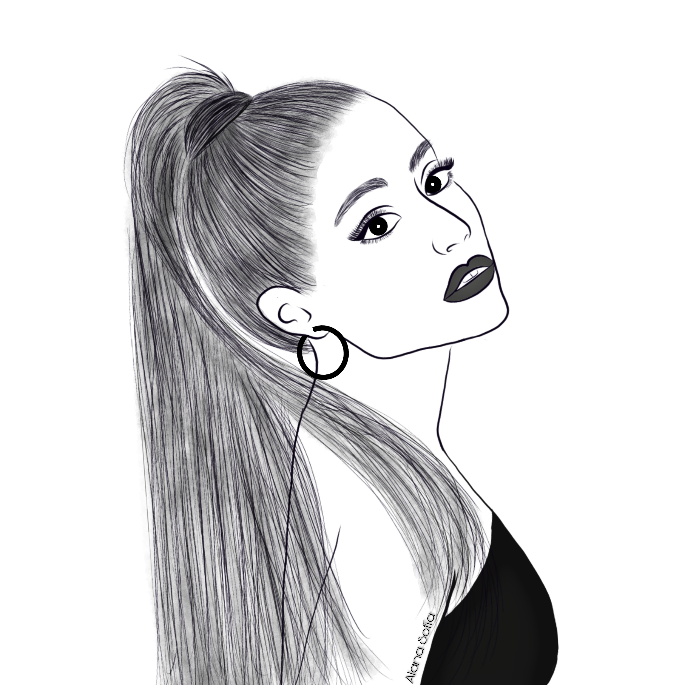This visual is about arianagrande mydrawing outlineart outline outlinegirl outlines...