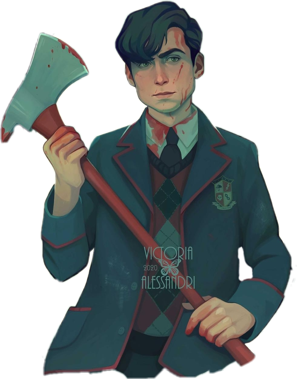 fivehargreeves season2 sticker by @awscmesauce_