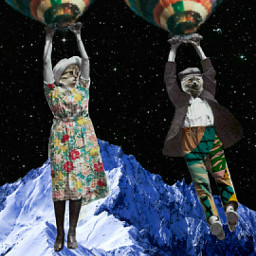 cats meme memes space airballoons mountain woman girle dress floral galaxy stsrs man pants vintage old colors pattern edit myedit remix hopeyoulikeit freetoedit
