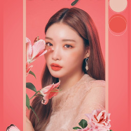 chungha chungha_edit kpop korea pink aesthetic flower covid19 covidsucks queen koreanedit solo koreanpop koreangirl getbettersoon freetoedit