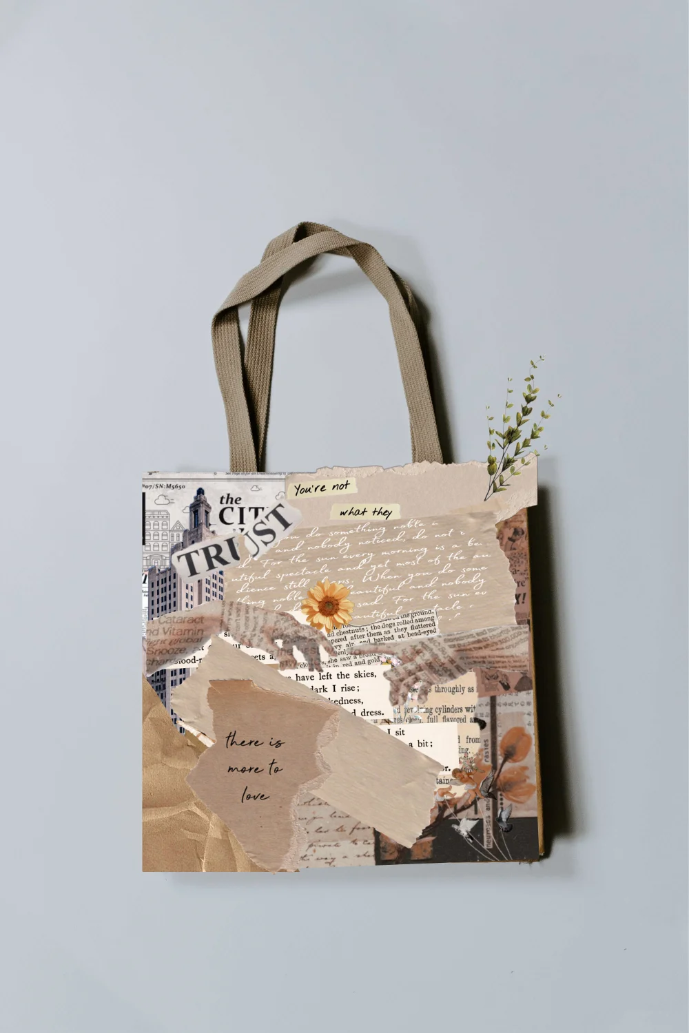 #vintage #bag #newspaper #competition