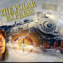 thepolarexpress believe northpole children christmas christmastime santa santaclaus tomhanks conductor movie animated train locomotive winter freetoedit