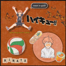 haikyuu hinata hinatashoyo orangeaesthetic anime freetoedit