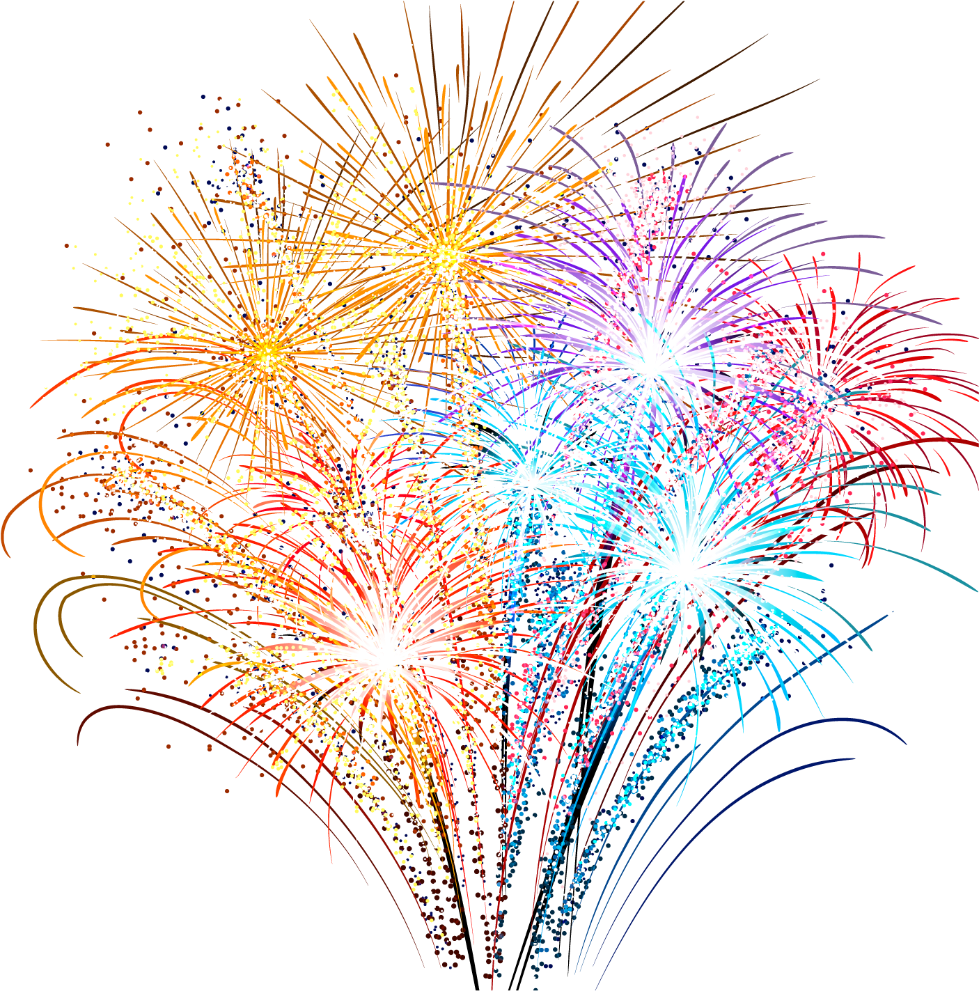 fireworks 2021 newyears newyearsday sticker by millsavenuee