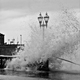 photography power blackandwhite sea