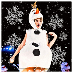 swift swiftie taytay taylorswift picsart snow snowman snowman⛄ cristmas freetoedit srcsilversnowflakes silversnowflakes