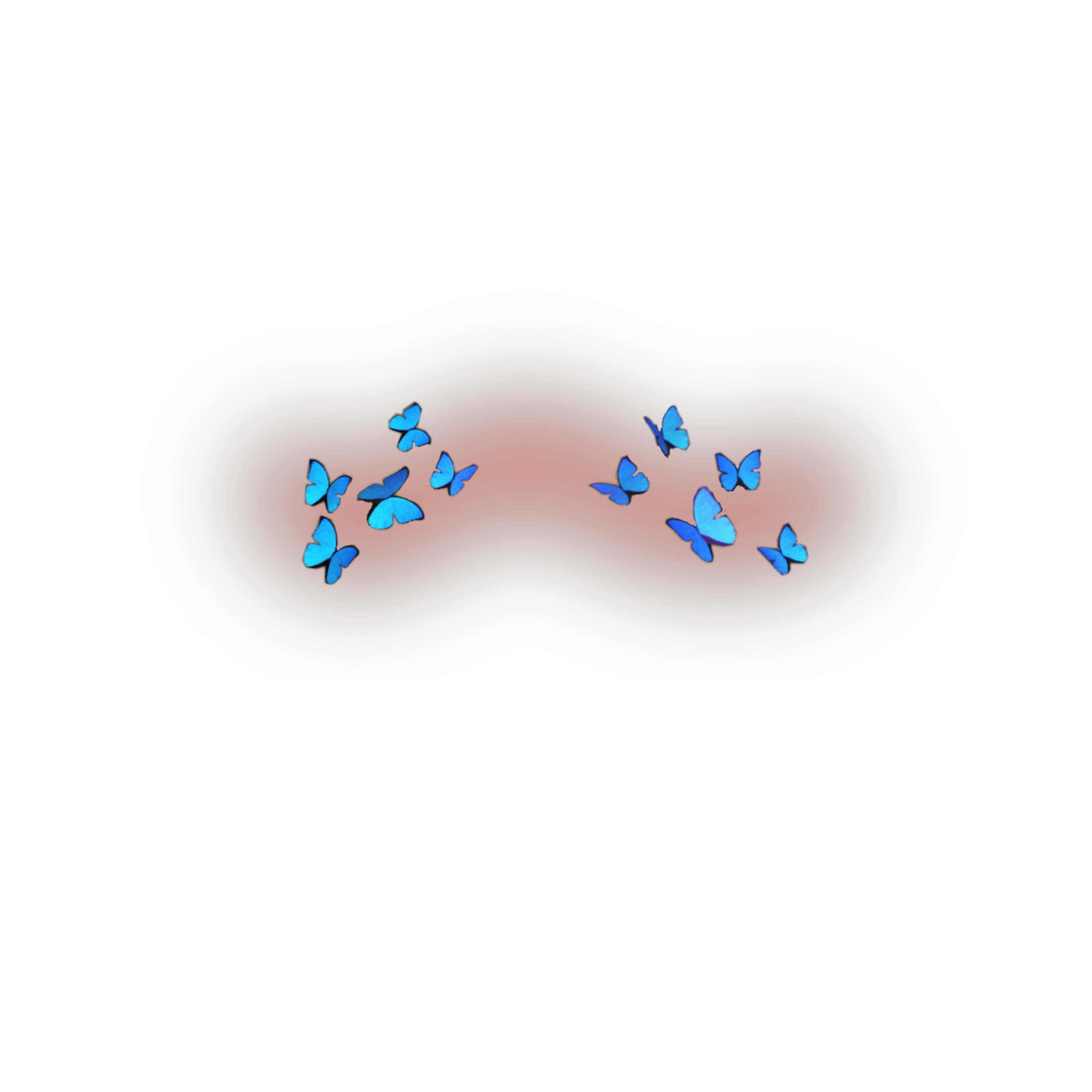 butterfly face butterflyface sticker by esma_ba