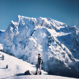 freetoedit montain thealps laclusaz winter