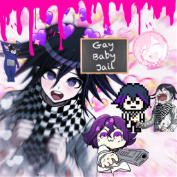 kokichiouma purple gay gaybabyjail freetoedit