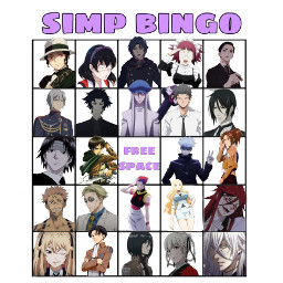 animesimp bingo bingogame interesting art anime weeb smp animesimpbingo simpbingo freetoedit