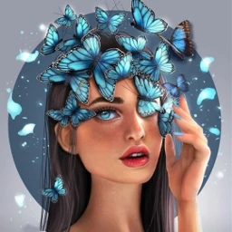 freetoedit srcbluebutterflies bluebutterflies