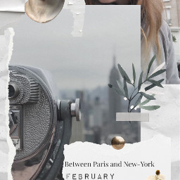 paris newyork febuary collage art aesthetic ａｕｒｏｒｅ beige freetoedit