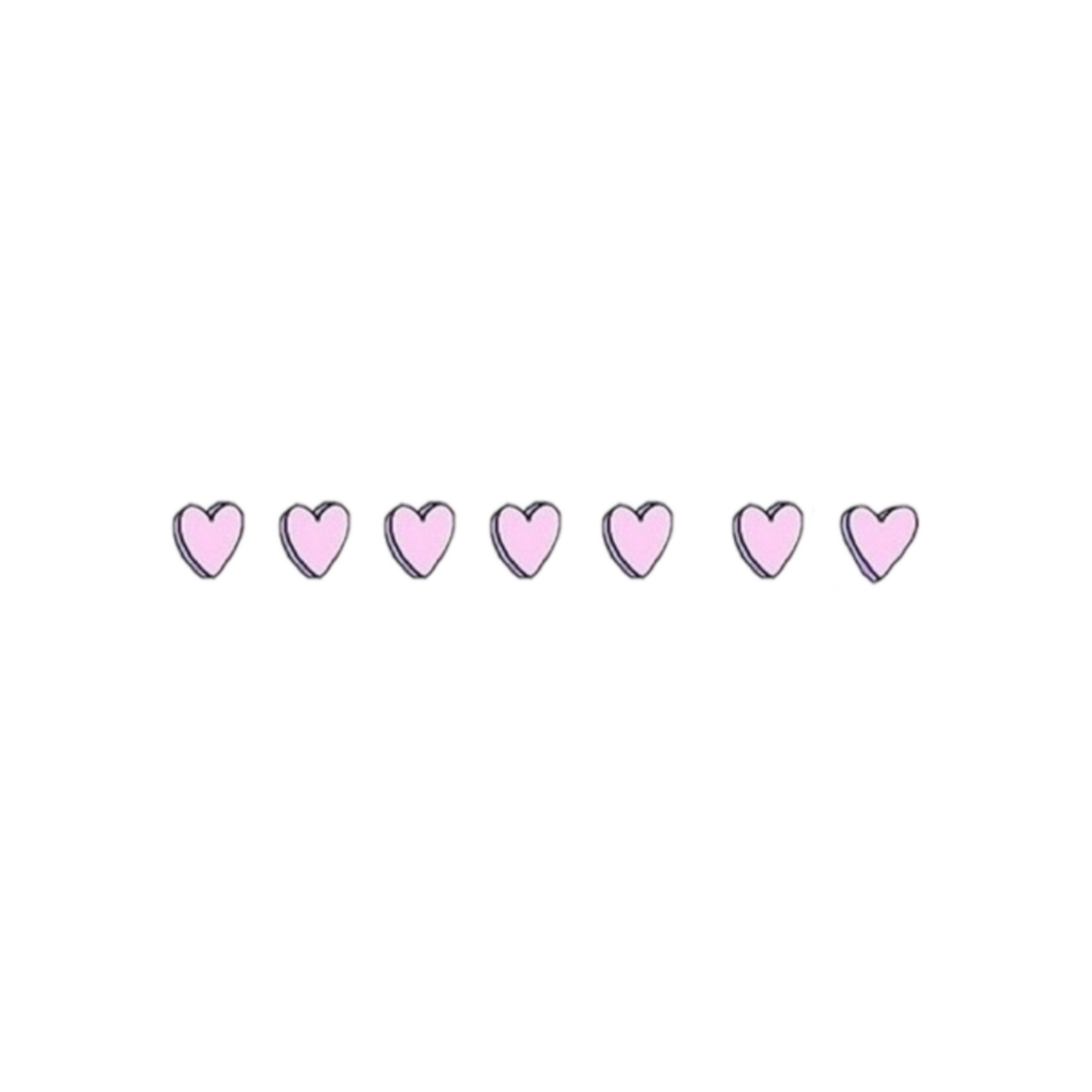 pink heart hearts love lovely sticker by @____aleksandra__