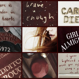 lily lilyevans lilyevanspotter lilypotter harrypotter aesthetic collage