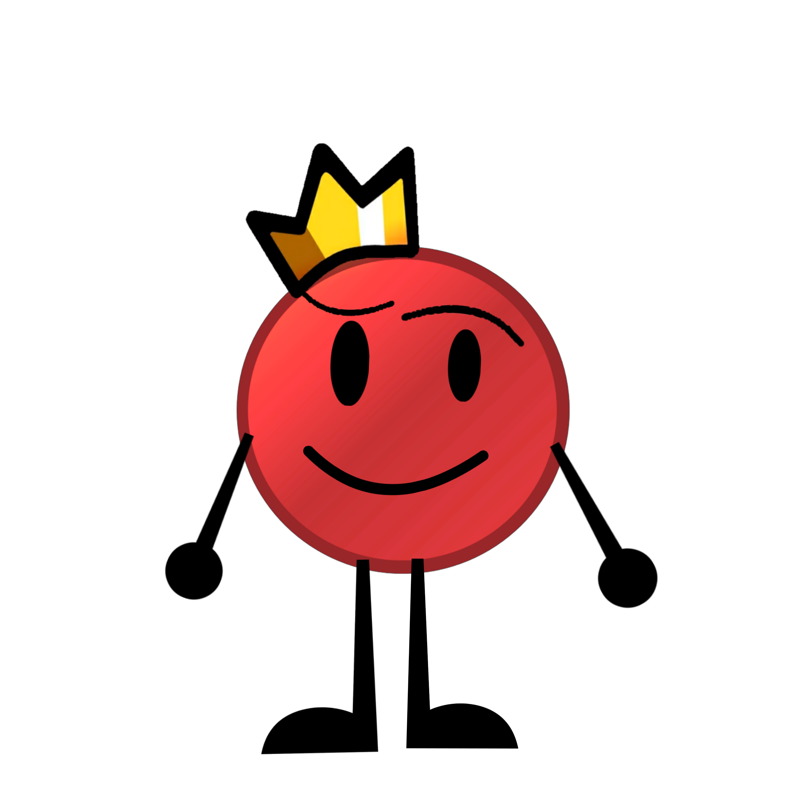 bfdi redbally freetoedit Red bally sticker by @springybunnie