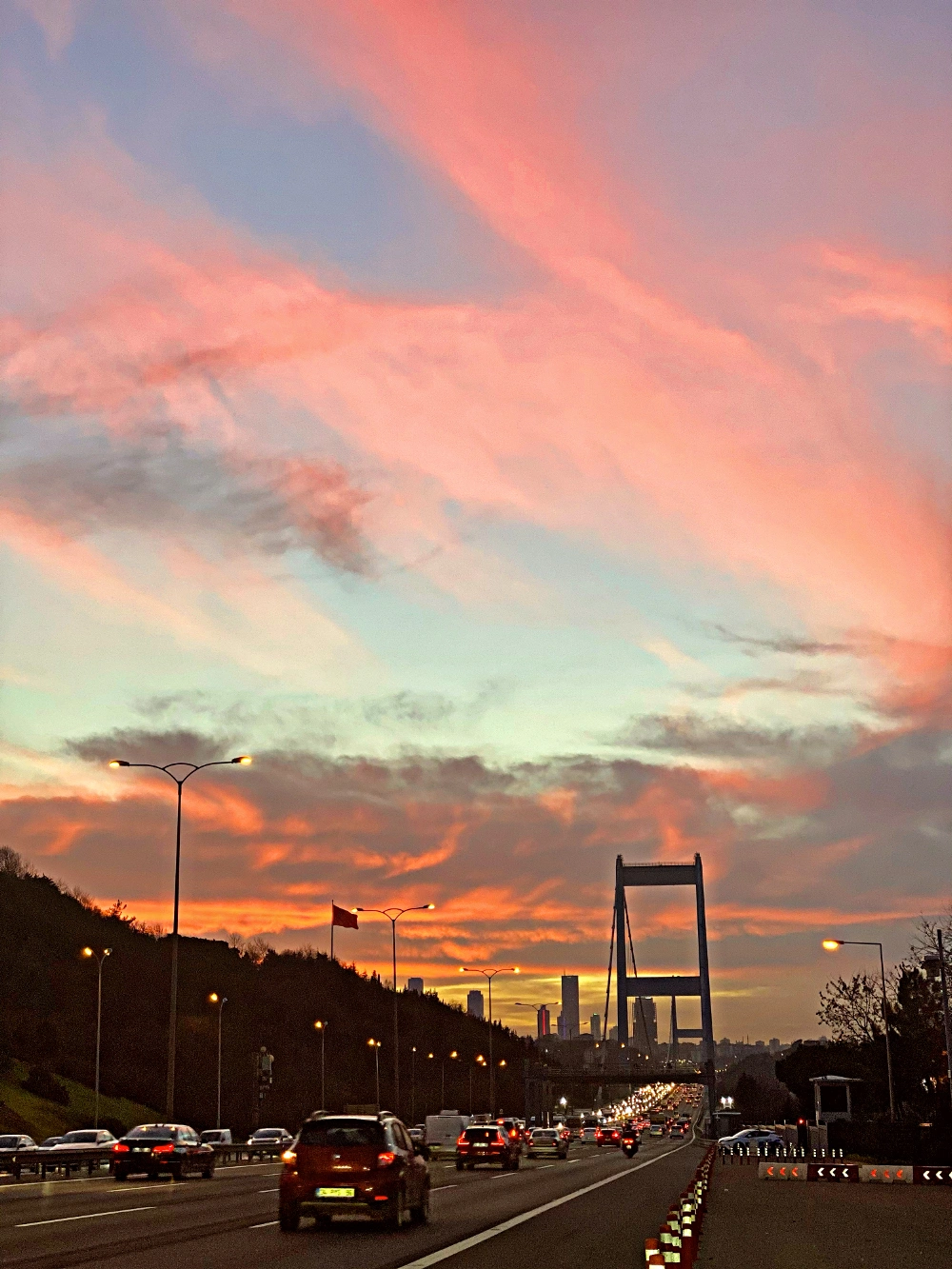 #istanbul #bosphoros #sunset 