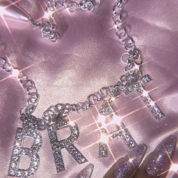 bratz brat pink jewelry sparkle sparkling necklace silver bling aesthetic baddie baddieaesthetic wallpaper background pinkbackground photography photo pastel badbitch baddies