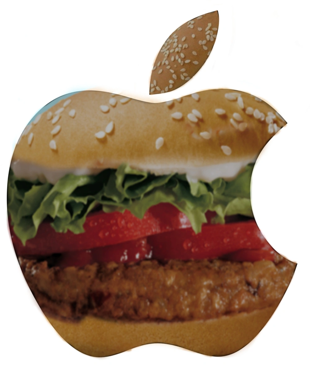 #burger #fastfood#applelogo#food#lettuce #tomato 
