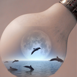 lite british dolphins dolphin irclightbulb lightbulb freetoedit