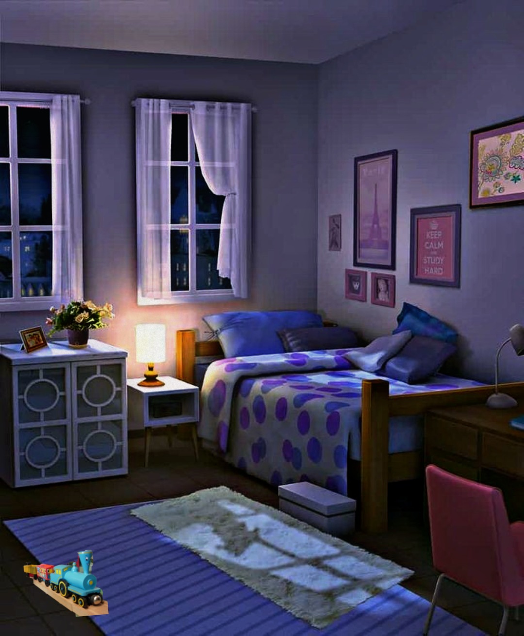 View 14 Gacha Life Bedroom Background Night Time - Beyenswasuso