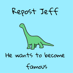 freetoedit jeff dinosaur catie_cherrie