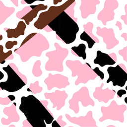 freetoedit pinkcow browncow blackcow multicolorcow background