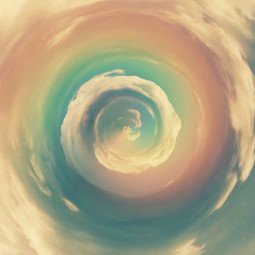 rainbow swirls mirroreffect freetoedit