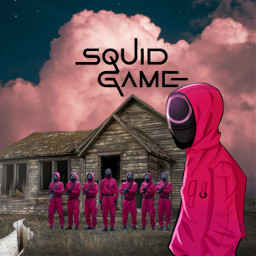 freetoedit squidgame collageart poster