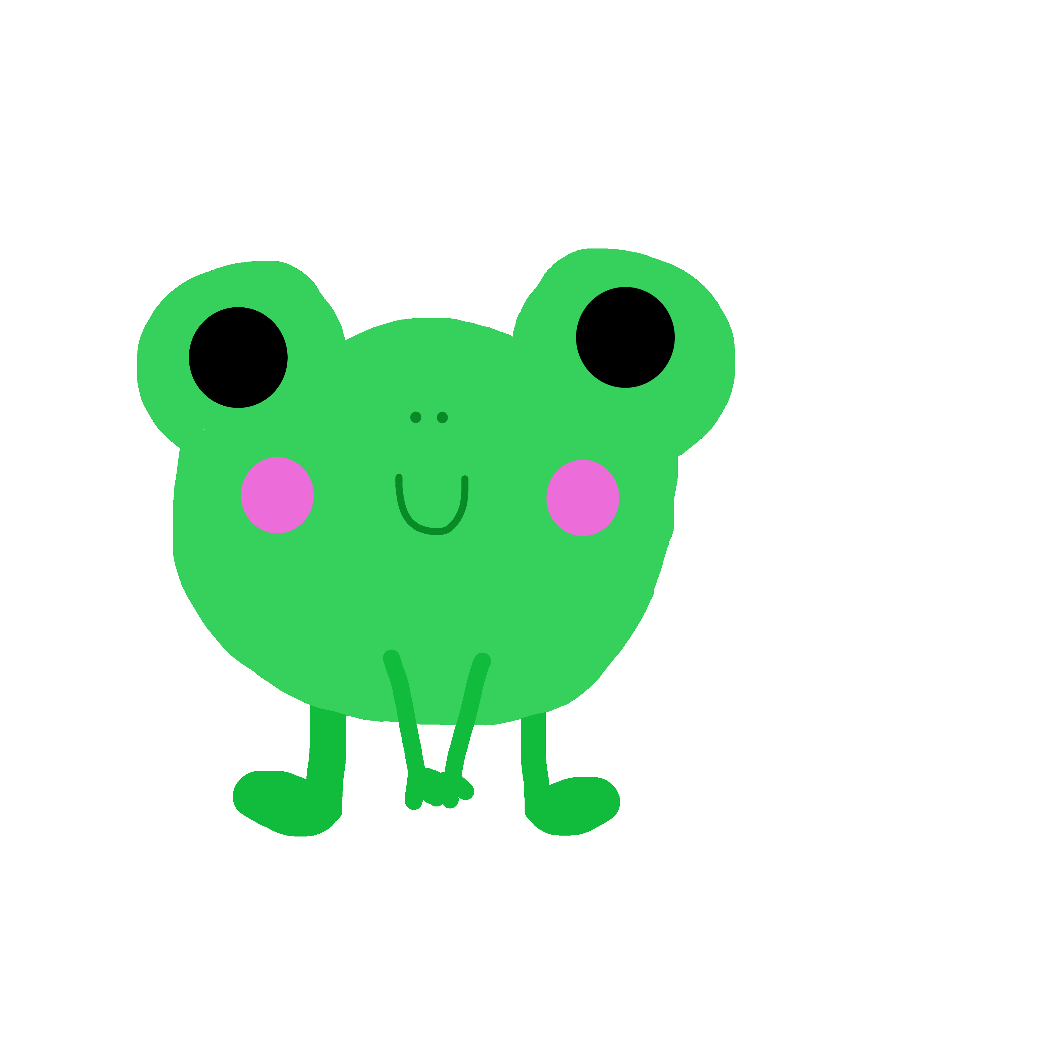 freetoedit doodle frog kidcore hobicore sticker by @jagodass